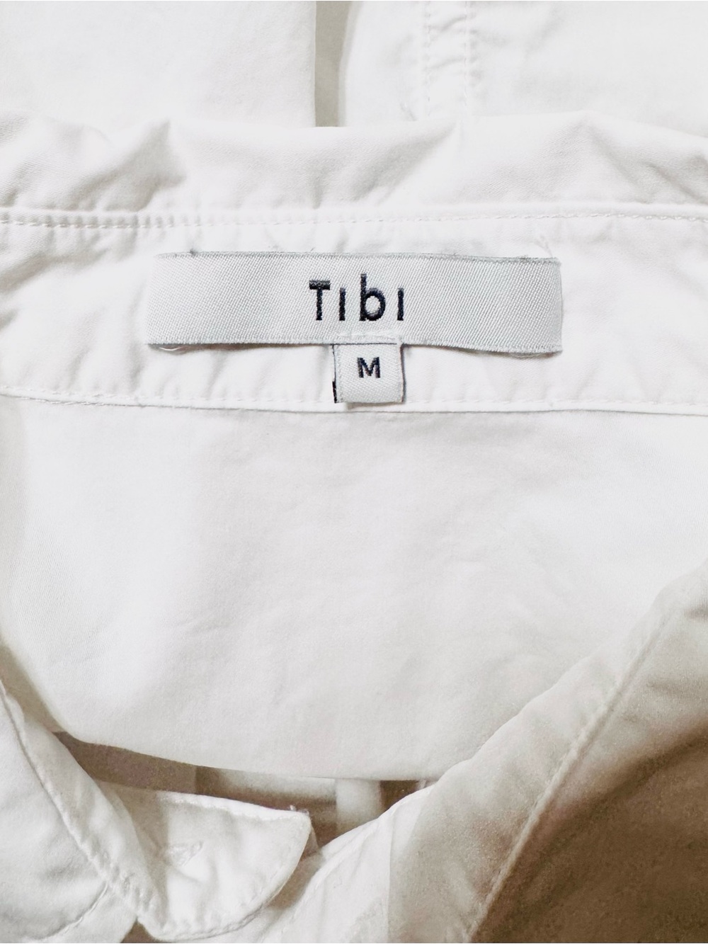 Tibi Eco Poplin Cropped Shirt - Picture 8 of 8
